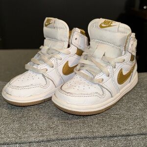 Air Jordan 1s Metallic Gold